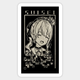 Hoshimachi Suisei Hololive "Retro Queen" Sticker